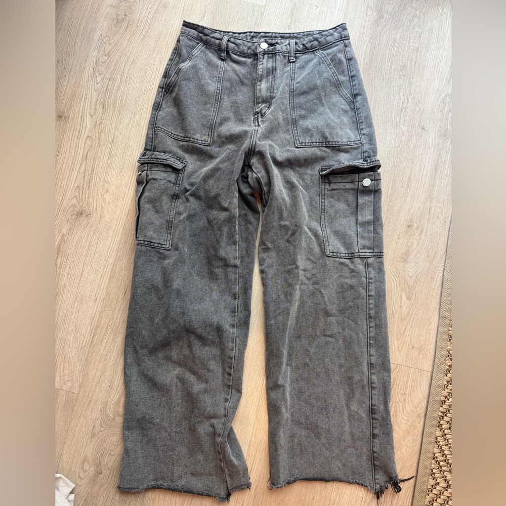 SHEIN Dark Gray Cargo Pants